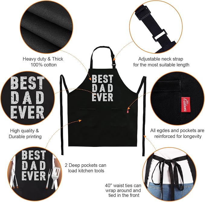 BBQ Funny Apron for Men - Image 3