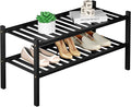 ROMGUAR CRAFT 2 Tier Bamboo Shoe Rack by ROMGUAR+CRAFT