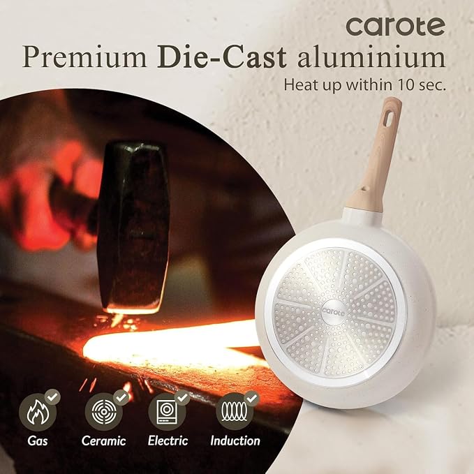 CAROTE 8 Inch Non Stick Frying Pan - Image 7