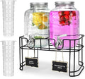 1 Gallon Glass Drink Dispensers by DD%26HAPP