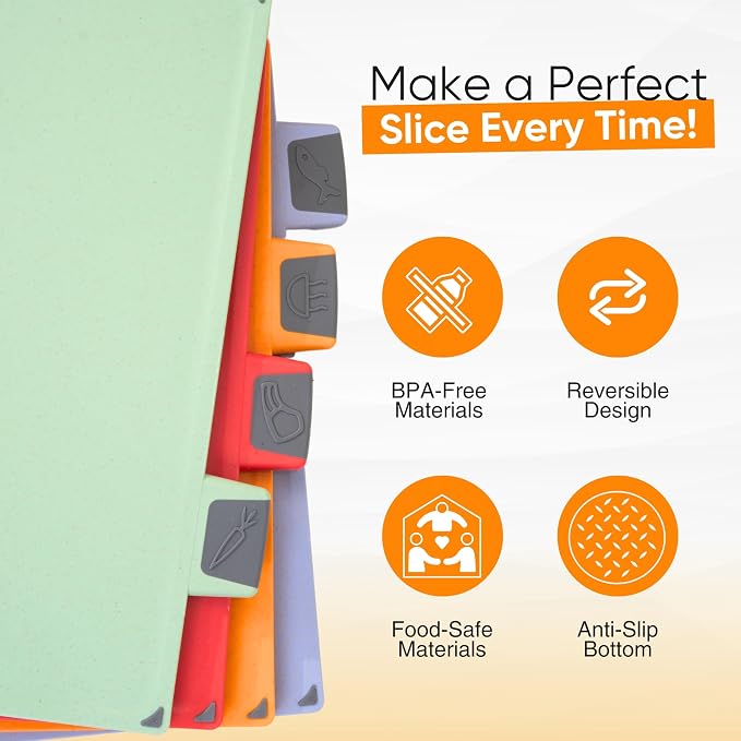 4-Piece Non-Toxic Cutting Board Set - Image 9