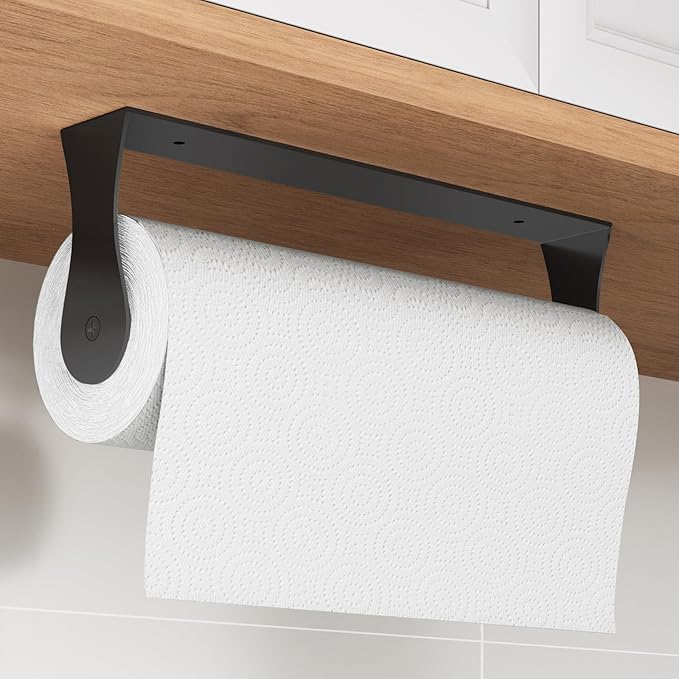 Paper Towel Holder Under Cabinet, Stainless Steel, Wall Mount by Awarmhome