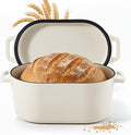 Dutch Oven for Bread Baking, 3.4 QT Bread Dutch Oven for Sourdough, Enamelled by Fijinhom
