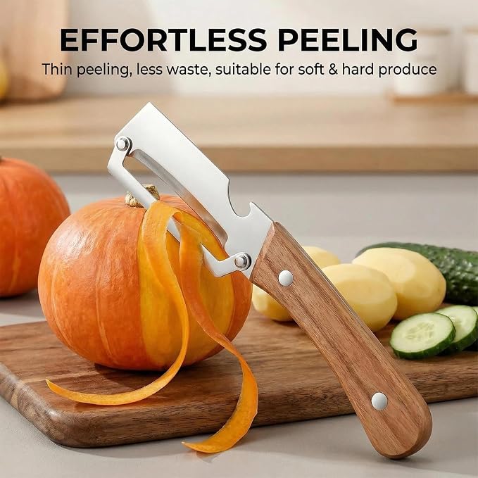 2-in-1 stainless steel vegetable peeler - Image 7