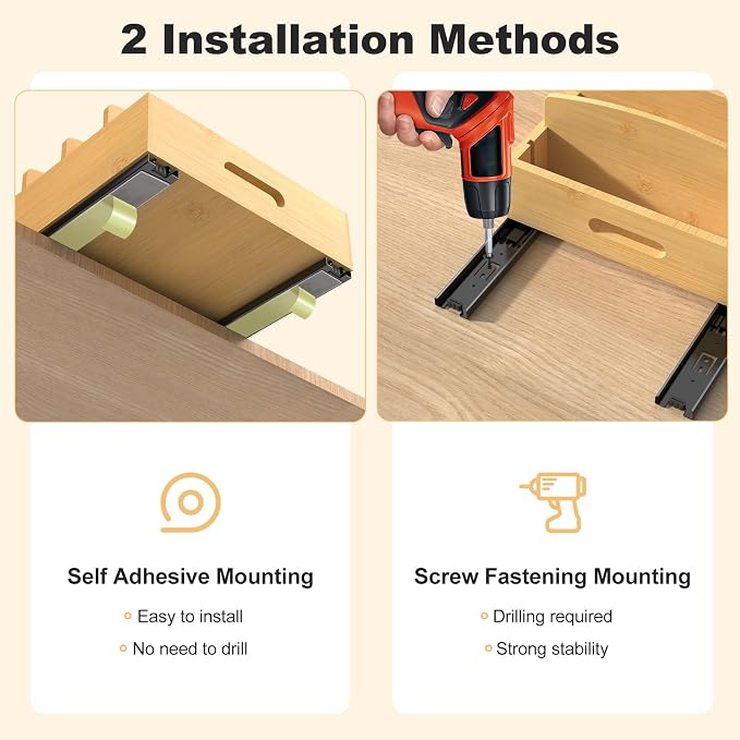 Housolution Pull Out Food Container Lid Organizer - Image 5