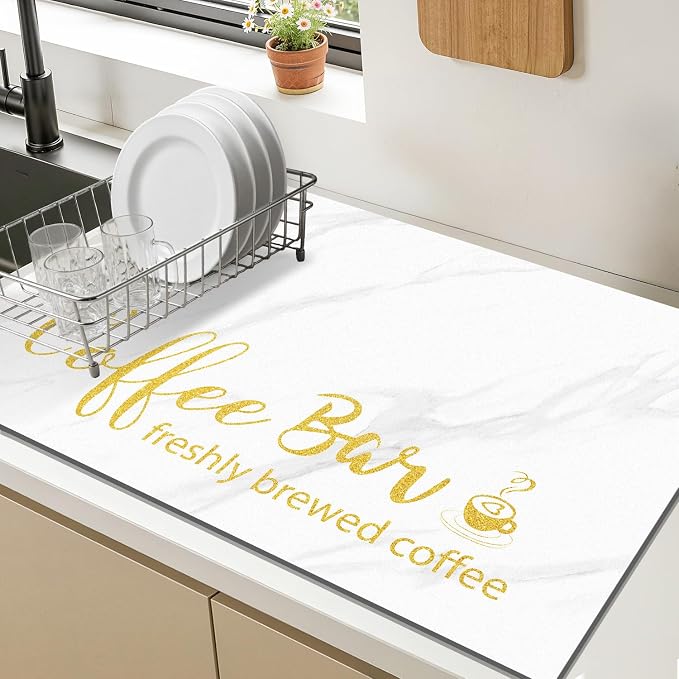 Findosom Dish Drying Mat, Cuttable Drying Mat - Image 9