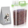 LEAWALK 5-7Lbs/6Qt Dog Cat Storage Container Portable by LEAWALK
