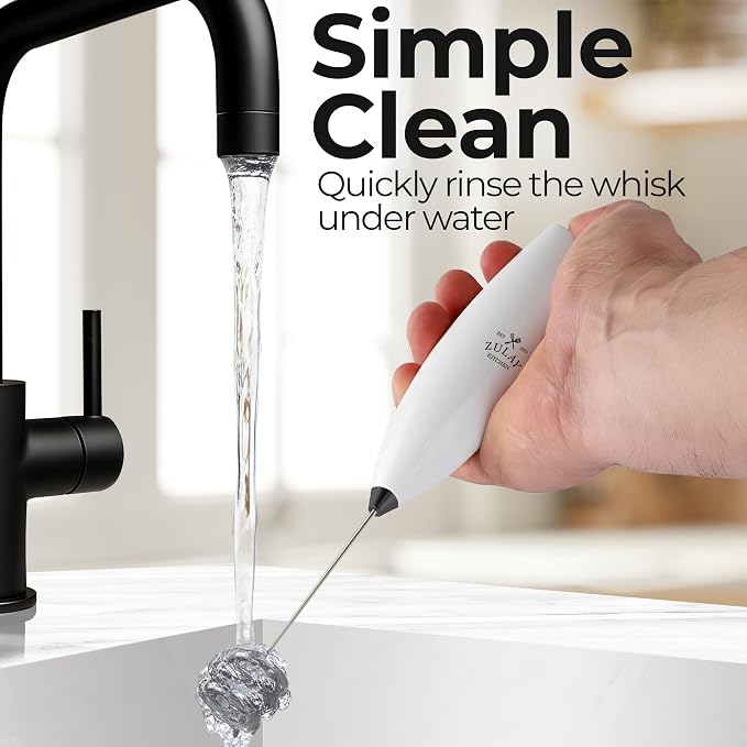 Zulay Kitchen Patented Tornado Triple Whisk Milk Frother - Image 9
