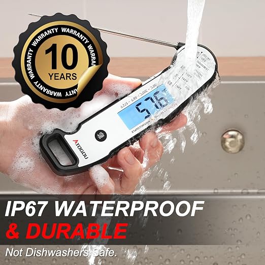 Atogou Meat Thermometer, Professional Food Thermometer, <1 Sec Instant Read - Image 5