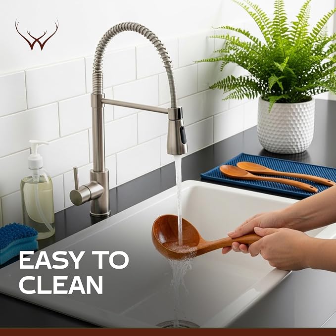 4Pcs Wooden Ladle Set – Teak Wood Soup Spoons - Image 8
