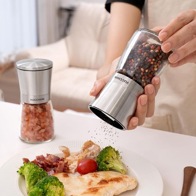 VUCCHINI Salt and Pepper Grinder Set - Image 6