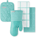 KITCHENAID Quilted Cotton Terry Cloth Oven Mitt, Pot Holder, Kitchen Towel by KitchenAid