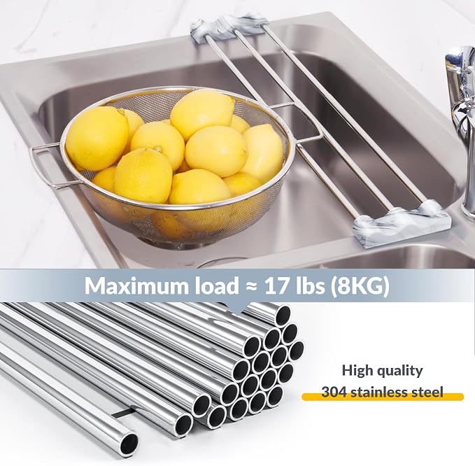 Tomorotec Adjustable Over-The-Sink Kitchen Rack - Image 3