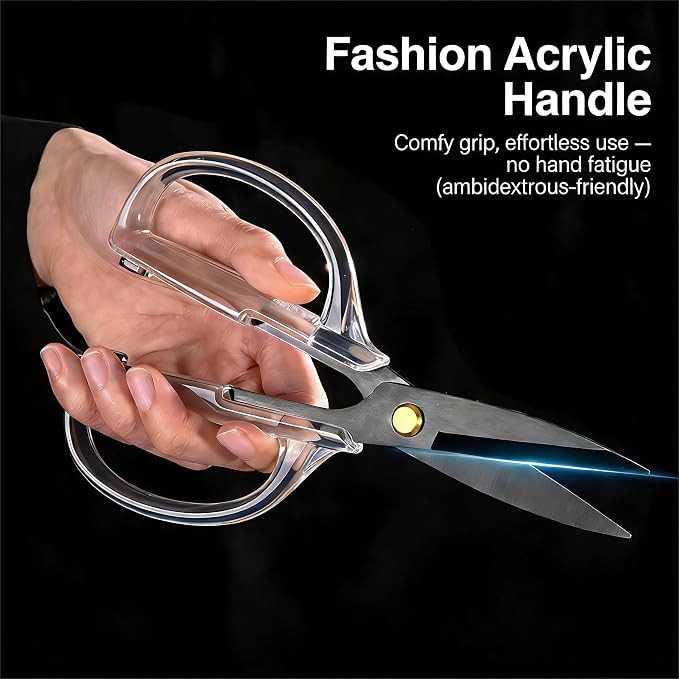 Kitchen Shears Scissors&Sharp Scissors, ARCHIKING 7.7inch Black Titanium Plated - Image 5