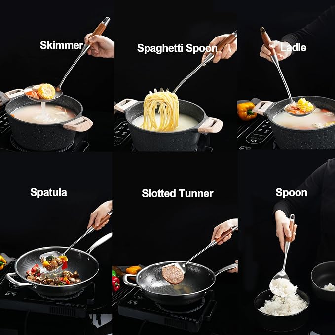 Stainless Steel Kitchen Utensils Set - Image 2