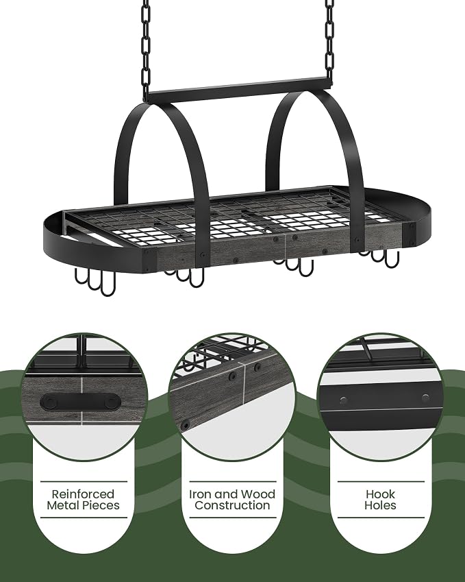 CHOEZON Hanging Pot Rack, Pot Hanger - Image 6