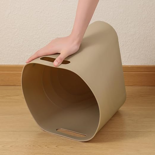 rejomiik Small Trash Can, Slim Garbage Can Plastic Waste Basket - Image 7