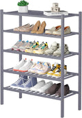 ROMGUAR CRAFT 5 Tier Bamboo Shoe Rack by ROMGUAR+CRAFT