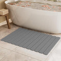 Large Stone Bath Mat 31.5 x 19.7in, Quick Dry Diatomaceous Earth Mats by SummerKiss