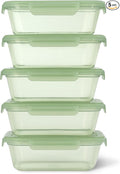 Ello Snap & Nest 10-Piece 4.5 Cup Plastic Meal Prep Set, Reusable Food by Ello