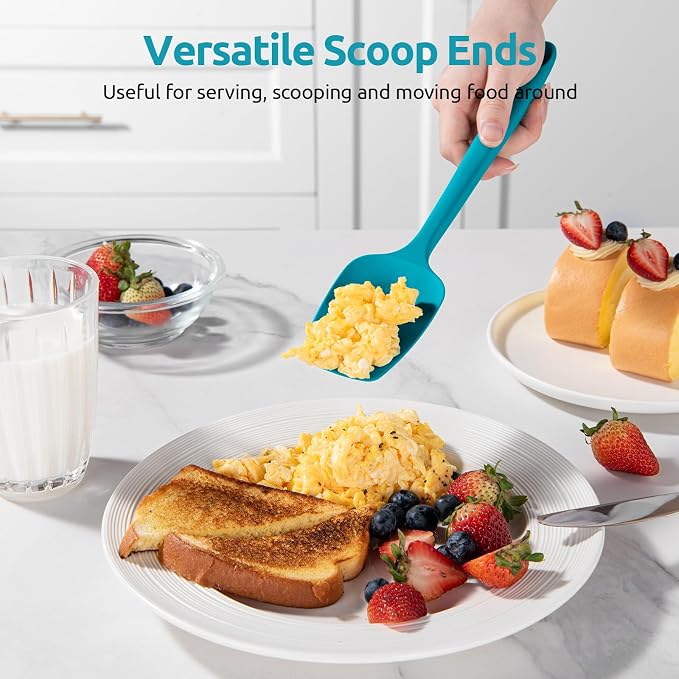 U-Taste Silicone Spoon Spatula Set, 600ºF High Heat Resistant Food Grade - Image 7