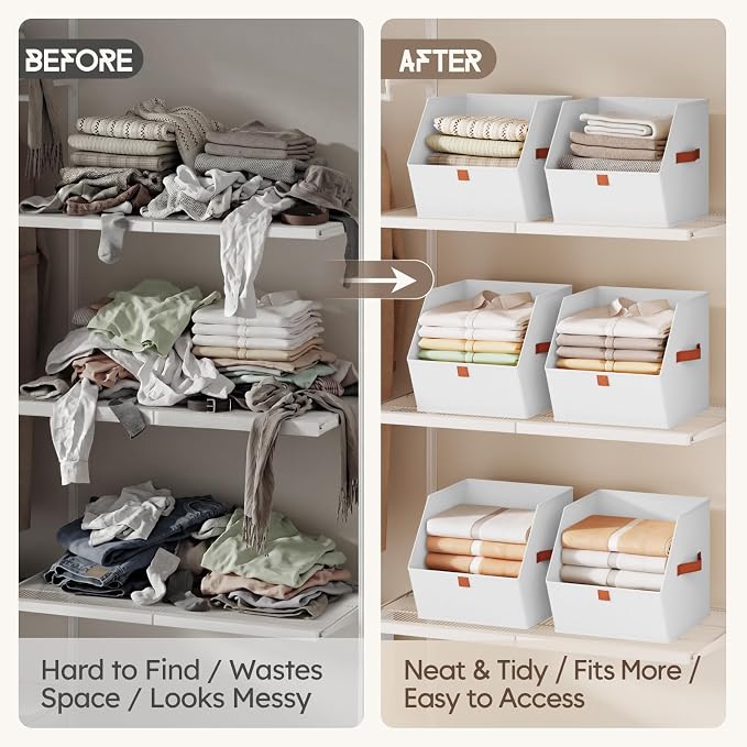Homsorout Fabric Closet Storage Cubes - Image 3