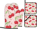 Oven Mitts and Hot Pads Set by Unknown