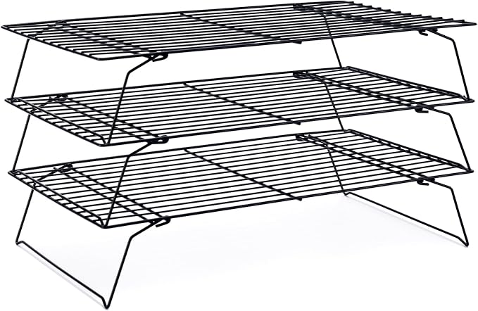 Cooling Rack for Baking 3 Tiers, Stainless Steel Baking Cooking Cooling Racks by Briout