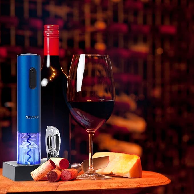 Secura Electric Wine Opener, Automatic Electric Wine Bottle Corkscrew Opener - Image 6