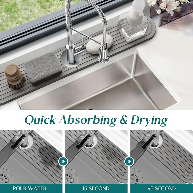 eormoe Kitchen Faucet Mat - Image 3