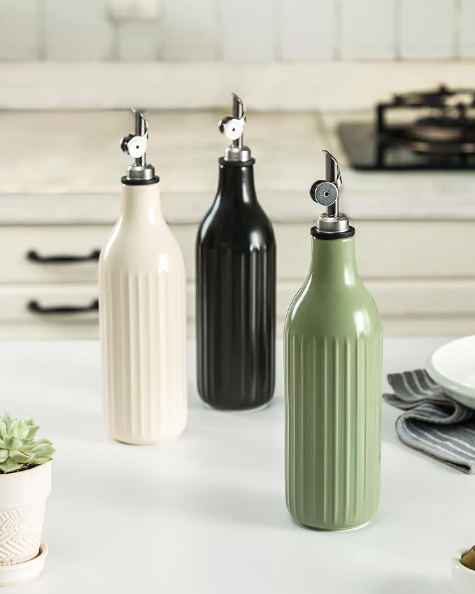 FE FUN ELEMENTS Olive Oil Dispenser Bottle, 19 oz Oil Dispenser - Image 7