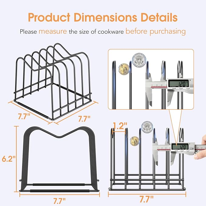 ORDORA Cutting Board Holder Stand Rack Organizer - Image 4