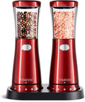 Electric Salt and Pepper Grinder Set by Tomeem