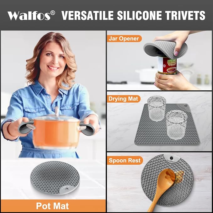 Walfos Silicone Trivet Mats - Image 3