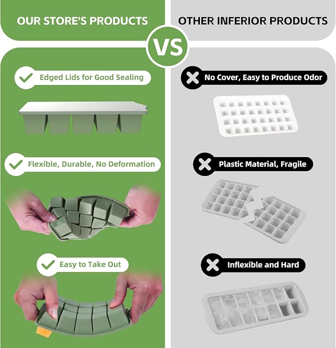 FANYITY Silicone Ice Cube Tray - Image 6