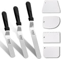 Anaeat Icing Spatula, 3 Pieces Professional Angled Offset Frosting Spatulas by Anaeat