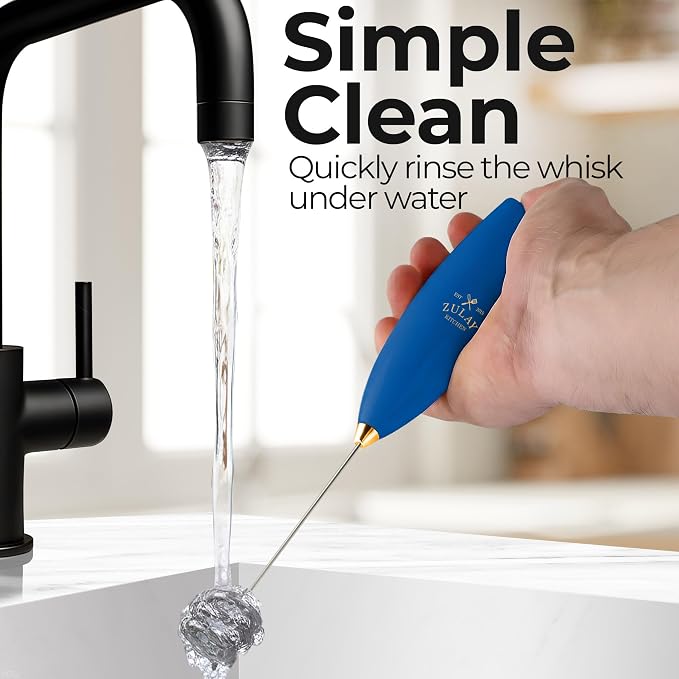 Zulay Kitchen Patented Tornado Triple Whisk Milk Frother - Image 9