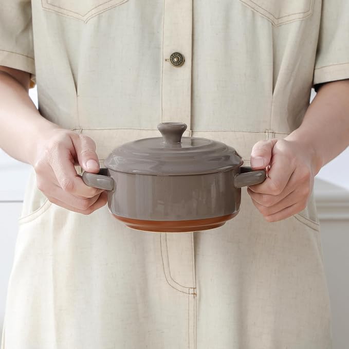 MALACASA Mini Cocotte Set - 12 OZ Small Casserole Dishes - Image 9