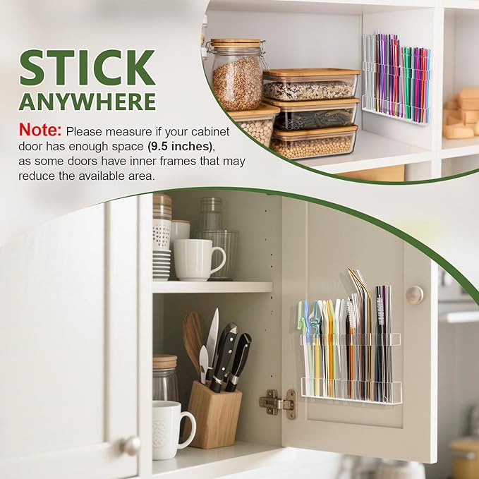Malldii 9.5" Large Acrylic Straw Holder - Image 5