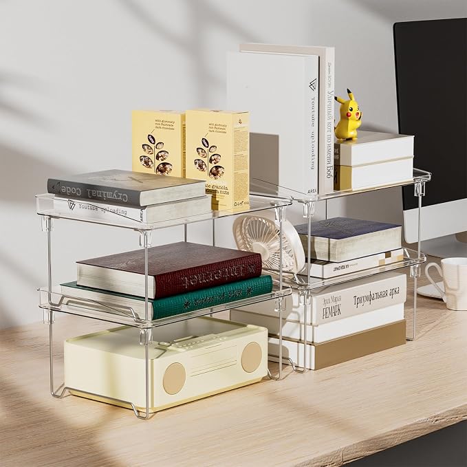 STARLATTA Acrylic Cabinet Organizer Shelf, Spice Rack, Countertop Organizers - Image 6
