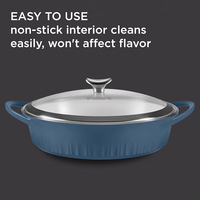 CorningWare QuickHeat 4-QT Cast Aluminum Braiser - Image 4