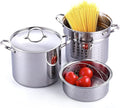 Cooks Standard Pasta Pot 18/10 Stainless Steel 12 Quart, Spaghetti Cooker by CooksStandard