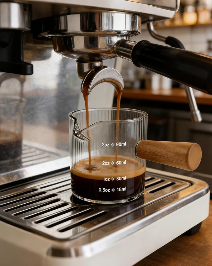 Espresso Measuring Cup 3 Oz, Espresso Glass Cups - Image 6