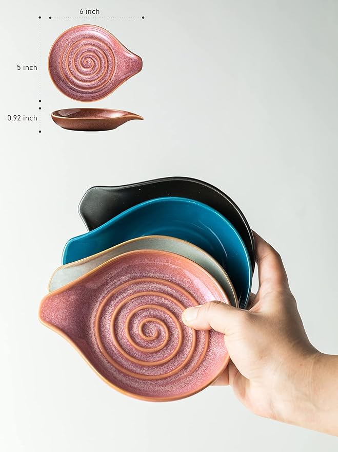 Spoon Rest, Ceramic Cooking Spoon Holder - Image 3