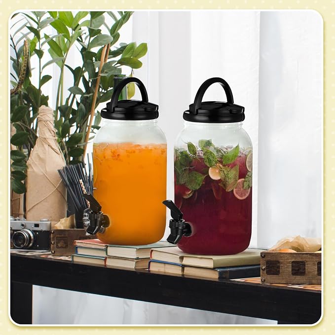 Tanlade 2 Pcs Plastic Drink Dispenser - Image 2