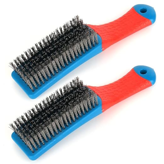 2 Pack Wire Brushes for Cleaning-Heavy Duty Stainless Steel Wire Scratch Brush - Image 5