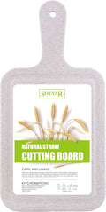 Cutting Board for Kitchen, Wheat Straw Fiber Cutting Board, Dish Washer Safe by zzsbrm