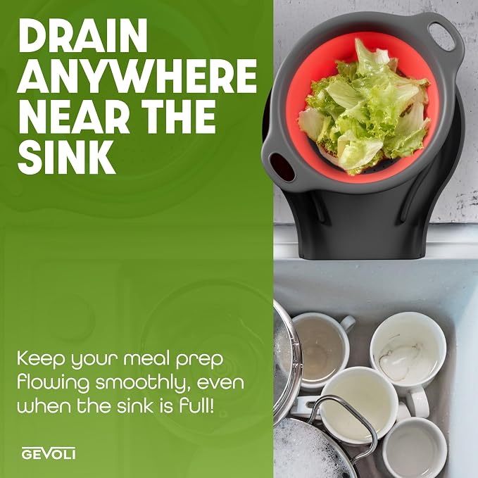 Gevoli Collapsible Colanders - Image 7