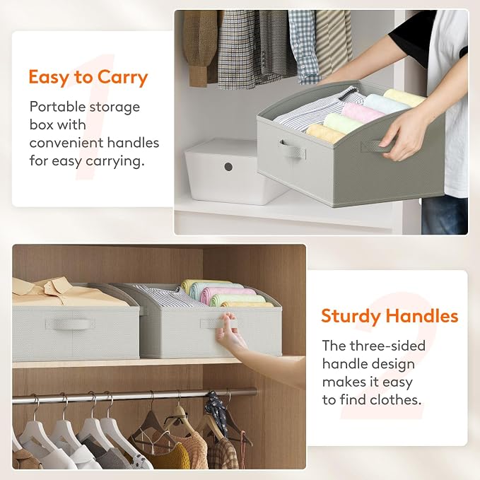 Lifewit Trapezoid Closet Storage Bins - Image 4