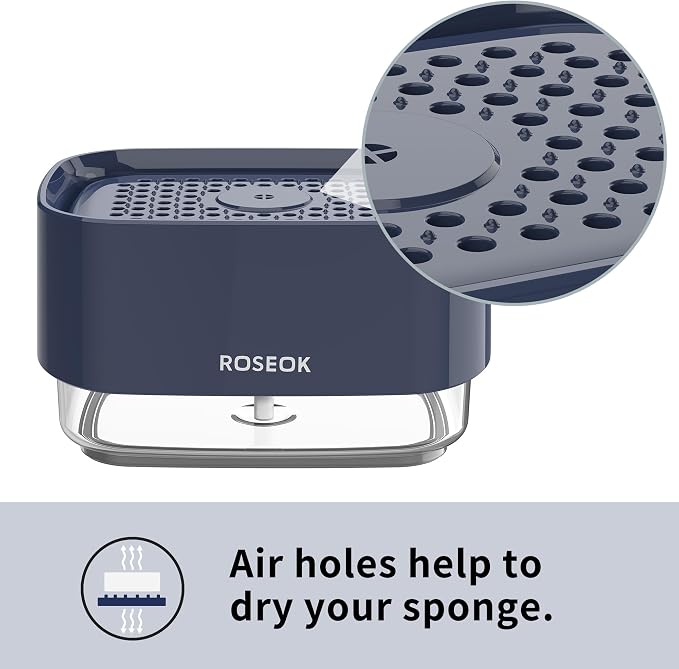 ROSEOK Dish Soap Dispenser for Kitchen, Detachable Soap Dispenser - Image 5